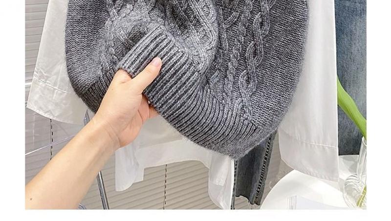 Product Introduction of Áo Len Không Tay Xoắn Cổ Điển Bộ Sưu Tập Mùa Xuân Và Mùa Thu, Dành Cho Nữ, Phong Cách Hàn Quốc, Váy Băng Quấn Dáng Rộng Rãi, Áo Vest Dệt Kim, Cổ Tròn Bên Ngoài, Hàng Mới Về Năm 2025 16