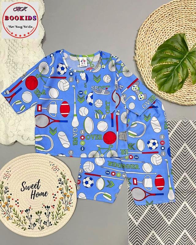 [COMBO 5 BỘ - 3 BỘ] Đồ bộ bé trai TAY DÀI QUẦN DÀI chất Tole Lanh Loại 1 mềm mịn mát quần  áo