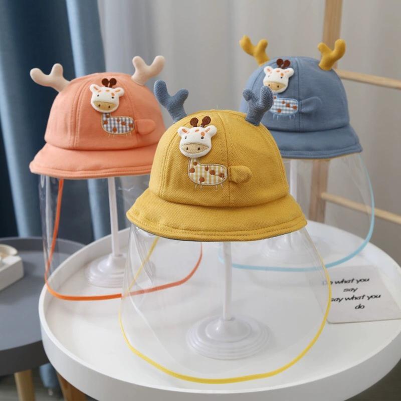  Mũ Che Nắng Chắn Bụi Có Tấm Chắn Tháo Rời Cho Bé Nón 
