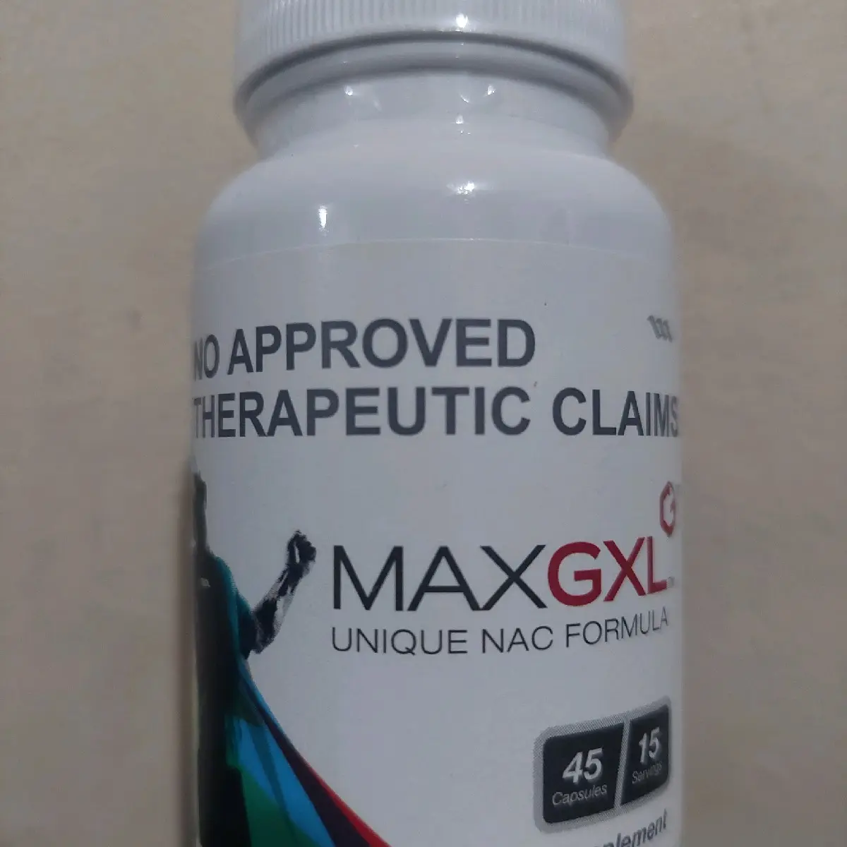 Max GXL, Unique NAC Formula 45 Capsules, 15 servings Supplement Healthcare  Optimum