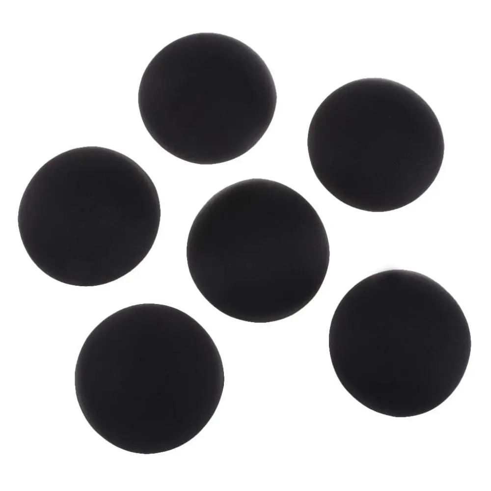 3 Pair Women Sponge Insert Bra Pad Round Black