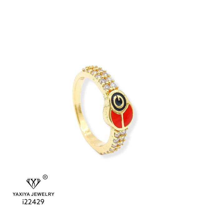 Gambar Yaxiya Cincin Wanita Warna Aksesoris 929 - GOLD, 17 MM dari YAXIYA JEWELRY Kota Administrasi Jakarta Barat Tokopedia