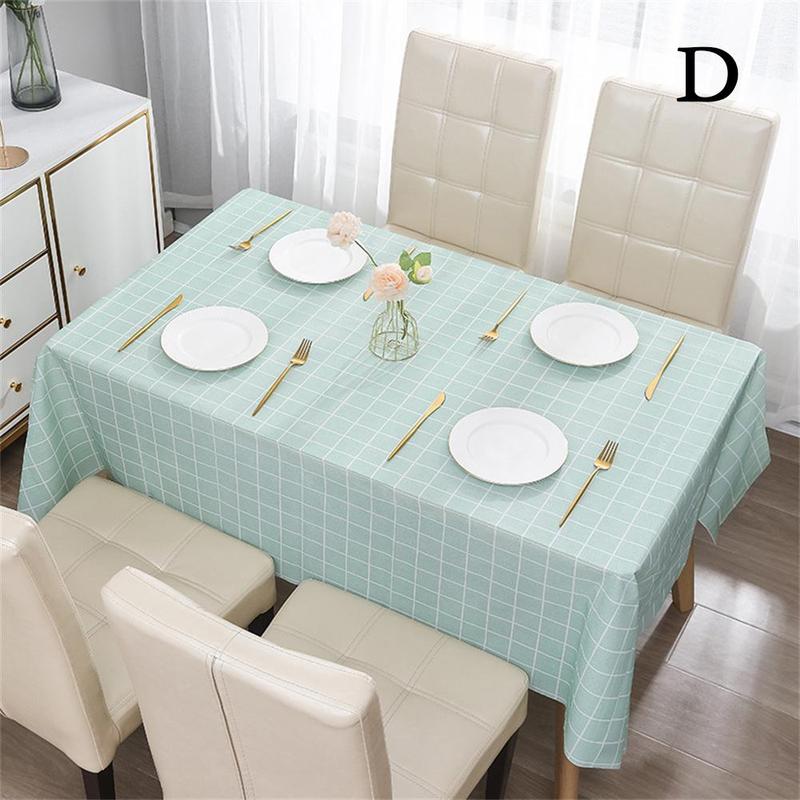 Product Introduction of Khăn trải bàn có thể giặt được, chống dầu và chống bụi, thảm PEVA cho Bàn ăn, thích hợp để giặt, vật dụng gia đình tốt, J1Q1 36
