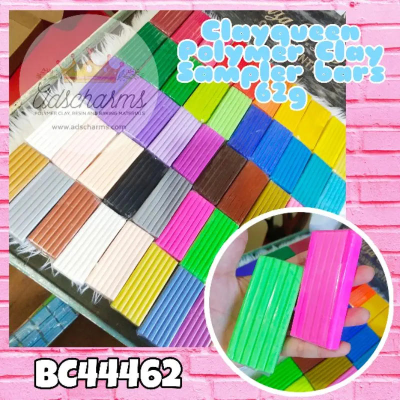 Clayqueen Polymer Clay Bars - 62g | Oven Baked Clay for Souvenirs and Accessories | Bakeable Clay |  AILTO BC44462
