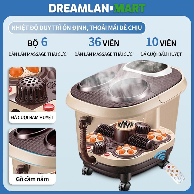 Máy ngâm chân massage hiệu KAIMEIDI xoa bóp bàn chân tự động thêm cân bằng nhiệt bản mới nhất FU202