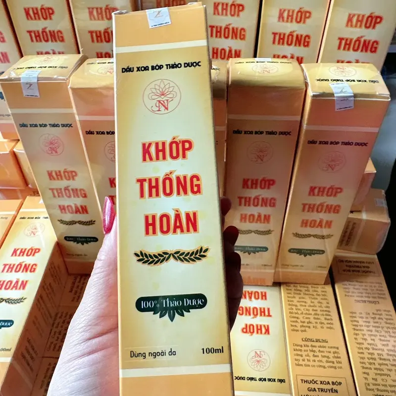 DẦU XOA BÓP THẢO DƯỢC  KHỚP THỐNG HOÀN ( 5 gói thiên niên kiện) 3