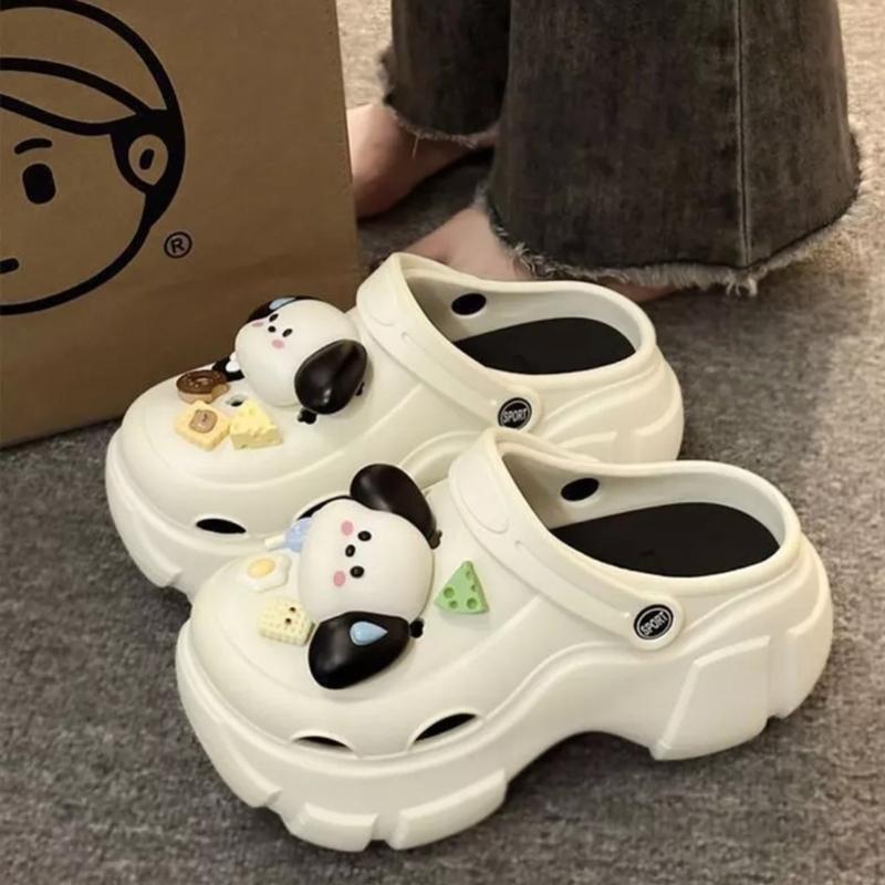 Dép nữ đế dày (CHỌN TĂNG 1SIZ )dép bánh mì nữ đế độn siêu nhẹ tặng kèm STICKER CÚN (Mã 279*92) DéP Shoes Sandal