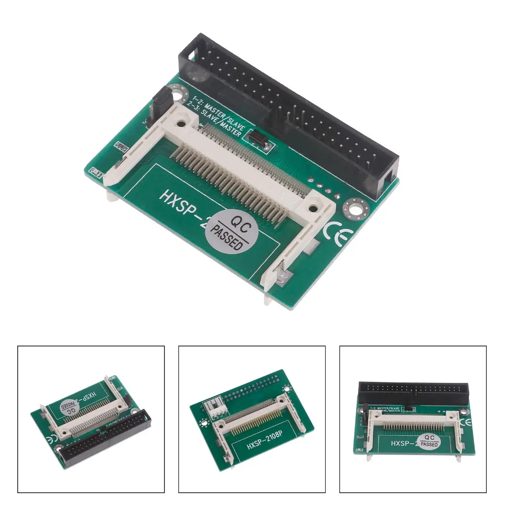 CF Compact Flash Memory Card to Laptop 3.5" 40Pin Drive Board HDD IDE Adapter Hard Male Electronics Disk Card Conversion
