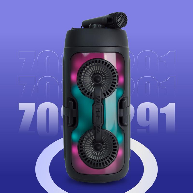 [CÓ KÈM MIC] Loa bluetooth ZQS-4291 thiết kế đẹp, hát hay, nghe nhạc chất lượng, 2 bass đập cực căng, kết nối được tivi máy tính