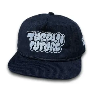 Ropehat Corduroy Grafitty Future Black Thisplan