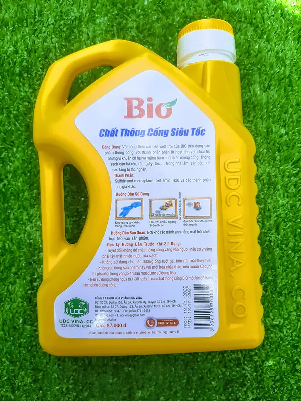 Nước Thông Cống, Cầu Cực Mạnh Bio 1,6Kg Thông Tắt Nghẽn Cấp Tốc. 2