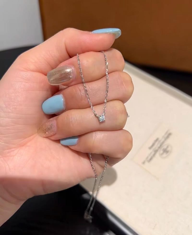 Product Introduction of Vòng Cổ Kim Cương, Giọt Nước Mũi Mới, Nữ, Cùng Với Zhao Lusi, Bạc Sterling S925, Không Phai Màu, Giá Cả Phải Chăng, Sang Trọng, Thích Hợp Cho Số Lượng Ít, Dây Chuyền Xương Đòn Cao Cấp 5