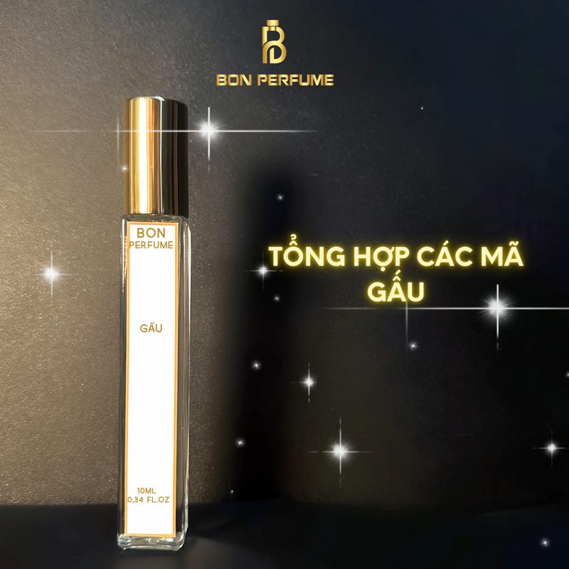 Nước hoa unisex các dòng Gấu 10ml