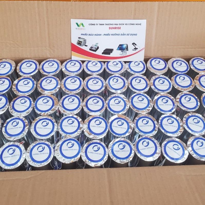 THÙNG 100 CUỘN GIẤY IN BILL K57x38 K58*38 GIẤY IN NHIỆT K57 K58 GIẤY IN HÓA ĐƠN K58x38 GIẤY NHIỆT 58MM PHIẾU TÍNH TIỀN THU NGÂN 57MM GIẤY IN MÁY POS BLUETOOTH K57*38 IN ĐƠN HÀNG 100 CUỘN K57x38