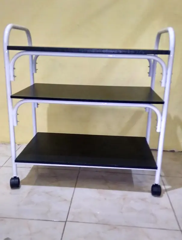 Rak TV Meja Dispenser Magic com Serbaguna Besi Hemat Ongkir DX 300 ( TV 14 - 24 Inch ) Laci Penyimpanan Tahan Lama 5