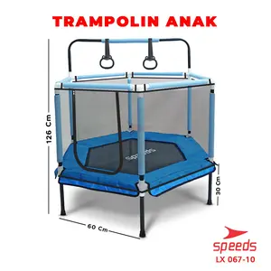 SPEEDS Mainan Anak Trampoline Memantul Lentur Playgorund Fun 067-10