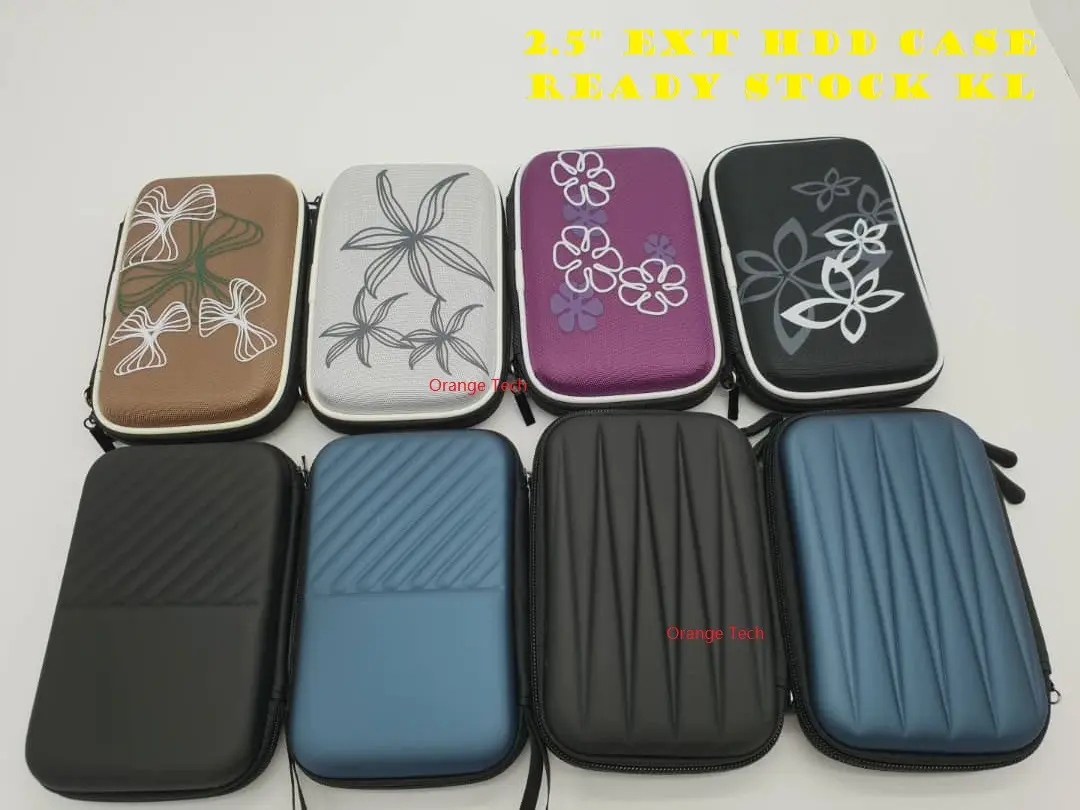 2.5" External HDD Hard Disk Harddisk Seagate HDD Pouch Bag Case Cover Drive Zip Case. Ready Stock KL ship in 24 Hour. MN 07