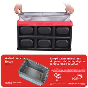 Kotak Penyimpanan Boleh Dilipat, Fesyen, untuk Kegunaan Harian, Rumah, Reka Bentuk Mudah, Kreatif, Pelbagai fungsi, Bahan Plastik,  buku storage cabinet box with rollers kotak & tong penyimpanan kalis habuk worktop kotak & tong penyimpanan Supplies
