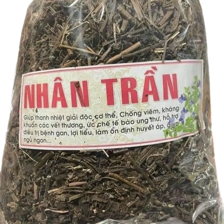 Cây Nhân Trần Phơi Khô dùng làm nước uống, mát gan, thanh nhiệt Trà