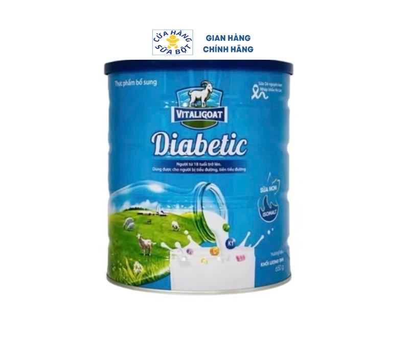 Sữa Dê hổ trợ tiểu dường Vitaligoat Diabetic (650G) 0