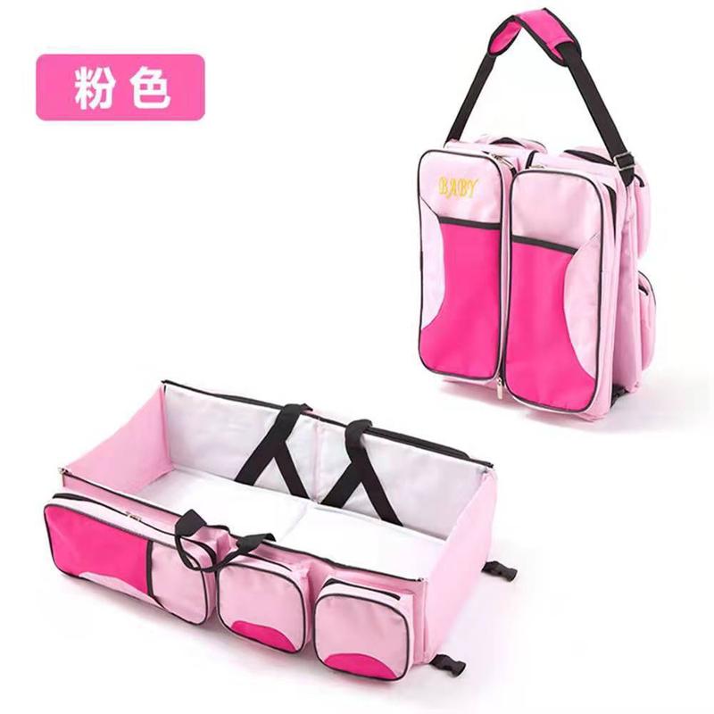 Product Introduction of Portable Travel Folding Baby Multifunctional Mommy Bag, Fashionable Storage Bag 3