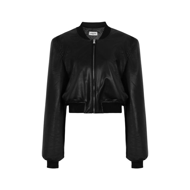 ÁO KHOÁC DA CROPTOP | AYSERKRIS