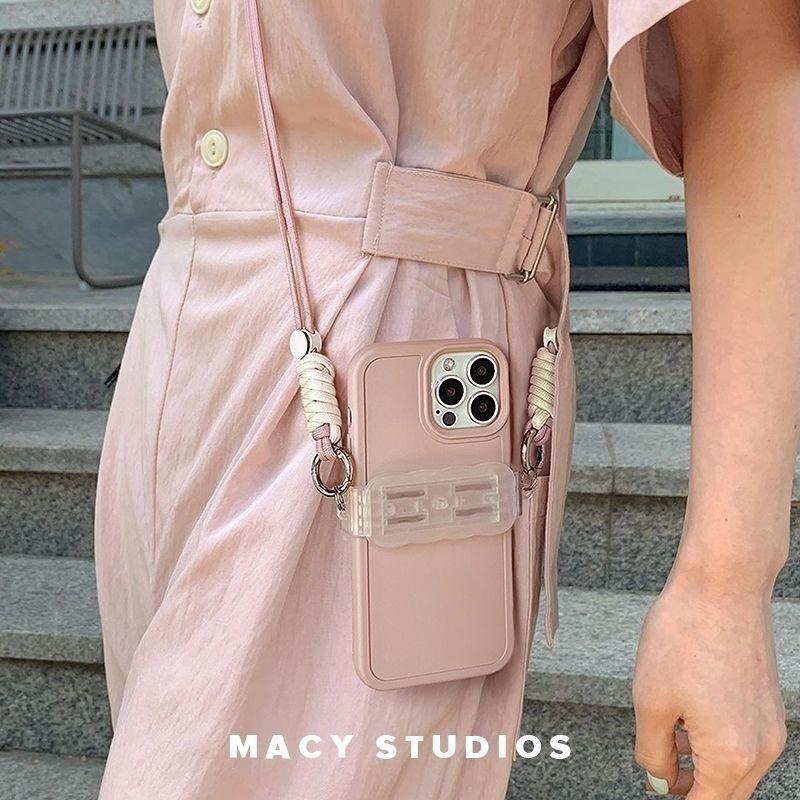 Product Introduction of 2025 New Crossbody Phone Lanyard Stretchable Adjustable Card Wave Pattern Back Clip, Stylish and Good-looking, Only for Flat Phone Cases 3