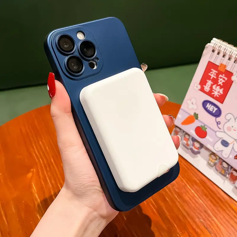 Ốp Sạc Không Dây Từ Tính, Dành Cho iPhone 15 14 13 12 11 Pro XS Max XR X 8 Plus SE 2022 2020, Ốp TPU Mềm 6