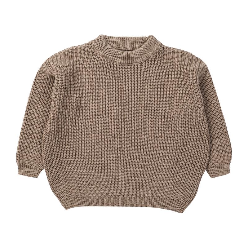 Product Introduction of Toddler Baby Fall Winter Sweaters, Kids Long Sleeve Knitted Solid Thick Pullover Clothes 39