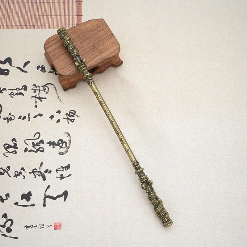 Product Introduction of 22cm Black Myth WuKong Game Ruyi Golden Cudgel Metal Handicrafts Sun Wukong Monkey King  Game Peripherals Children's Toys 29