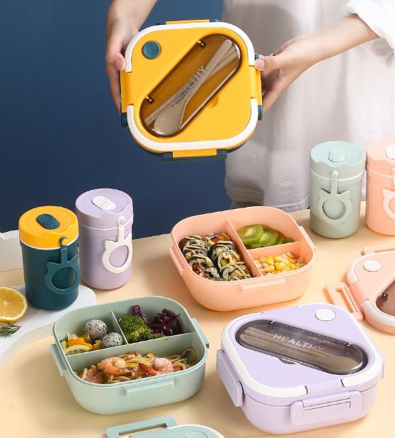Product Introduction of Hộp cơm bento tặng kèm đũa thìa cao cấp CICI HCHEALTHY899 12