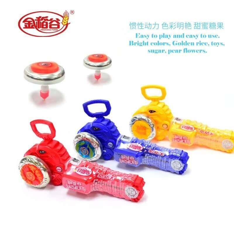 Product Introduction of Golden rice magical candy snacks battle string gyro children's toy gift sharing 4