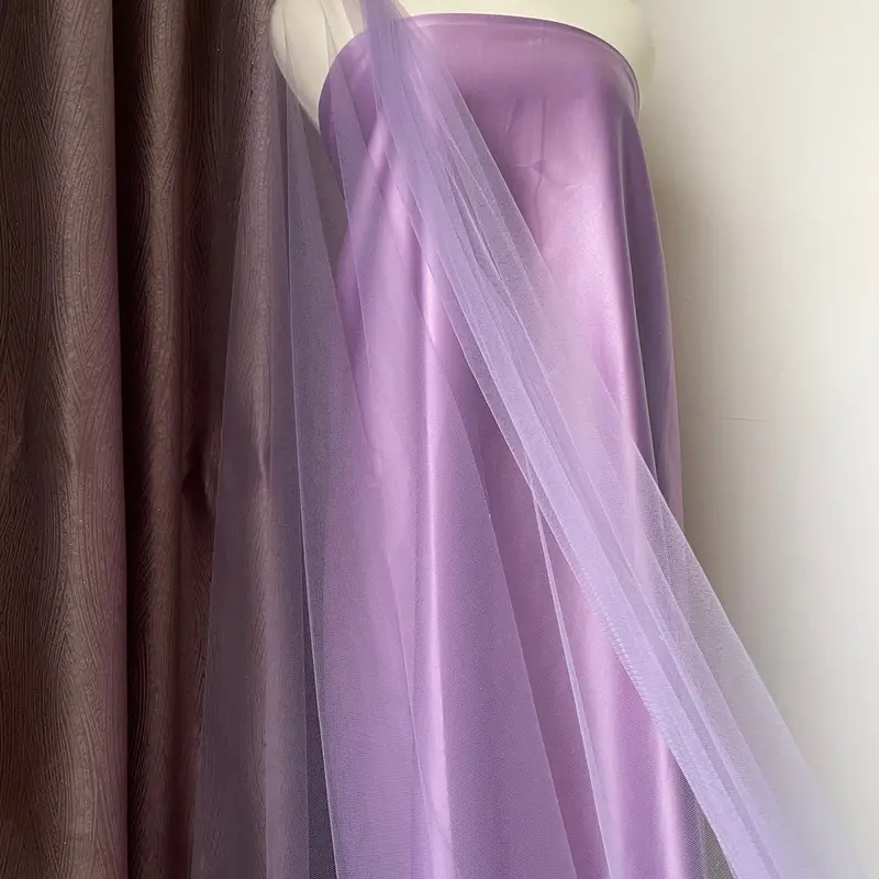 Bahan Kain Soft Tile Tule Tulle Polos Premium Jaring Kelambu Warna Rosegold Sky Blue Sage Green Hitam Hijau 1