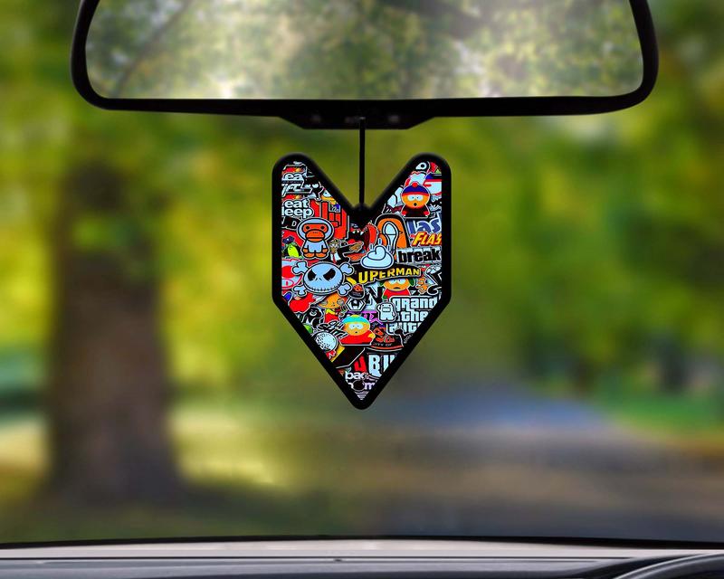 Parfum Mobil Pengharum Ruangan , Parfum Kertas Gantung Car Airfreshener Sceppers - JDM Wakaba Mark 4