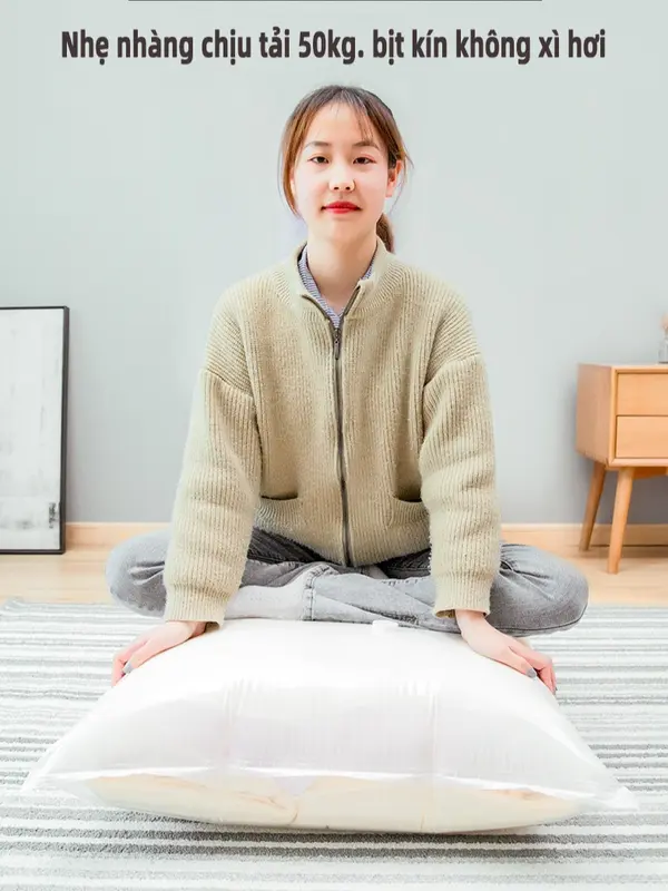 Túi hút chân không quần áo chăn ga công nghệ Nhật Bản - Đa năng, tiện dụng Hello shop phòng vệ sinh thân thiện với môi trường 7