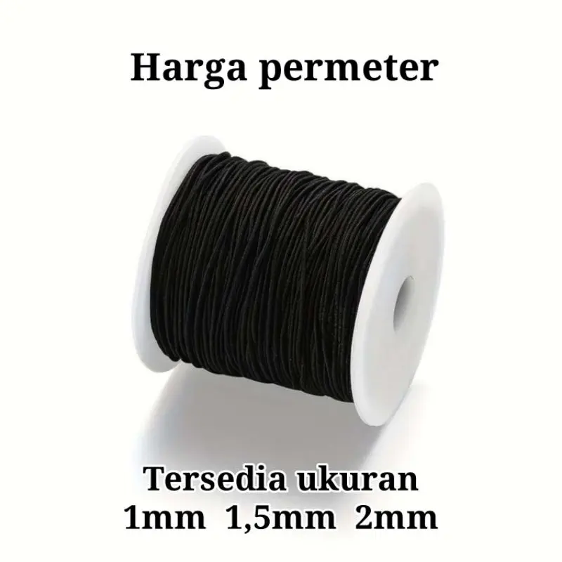 NAUU DIY - Tali Korea 1mm 1,5mm 2mm Meteran Untuk Kerajinan Gelang 1