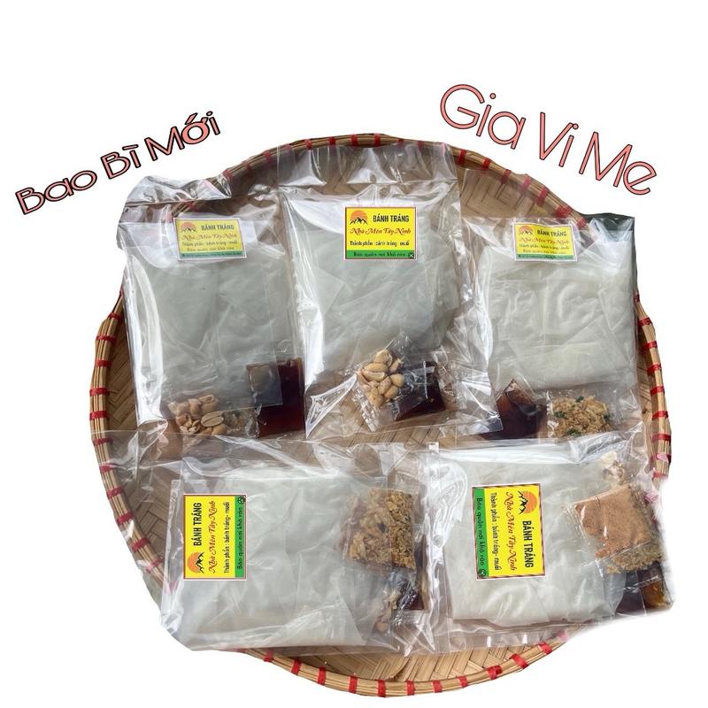   COMBO 600g sốt ME  10 túi Bánh tráng Phơi Sương sốt ME ăn vặt snack ngon Thức Ăn 