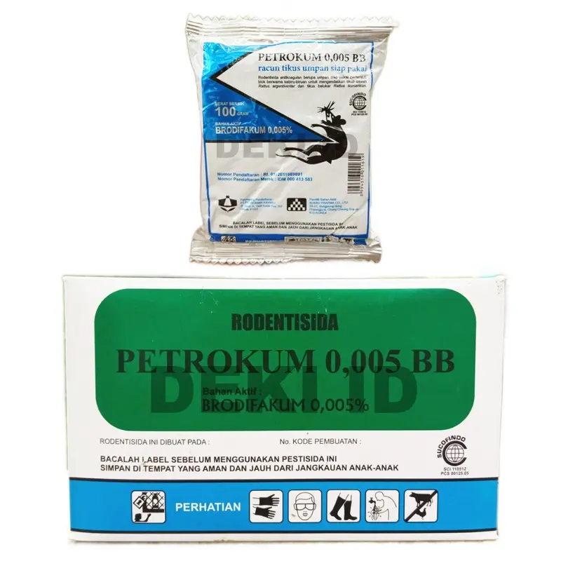 Petrokum Racun Tikus Mati Kering Tanpa Bau Tidak Berbau 3