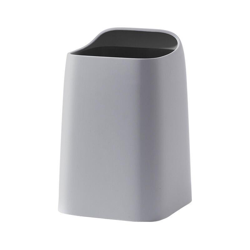 Product Introduction of Household Trash Can Living Room Bedroom Double-layer High-value Large Bin Kitchen Toilet New Style Light Without Cover 9