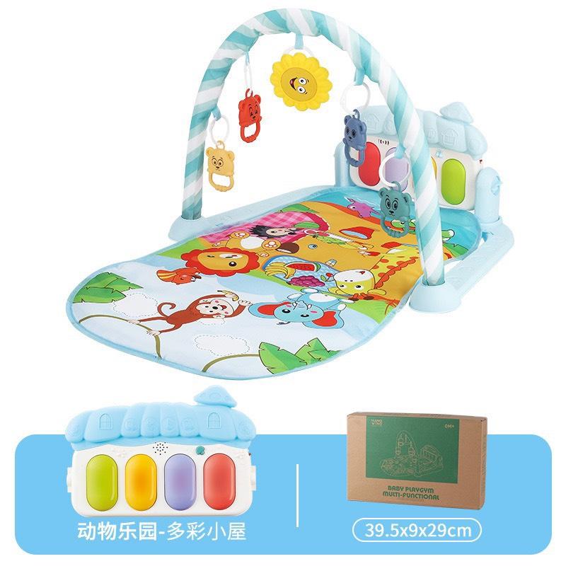 Thảm Nhạc Cho Bé Sơ Sinh Nằm Chơi Kết Hợp Đàn Piano  Đồ Chơi Cho Bé Sơ Sinh Vận Động 4 Giác Quan Thông Minh