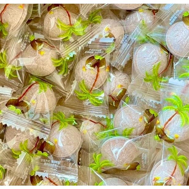 Kẹo Dừa Giòn Sakura Nhật Viên Xá 500gr, 1kg - Ăn Vặt Nhà Nhi