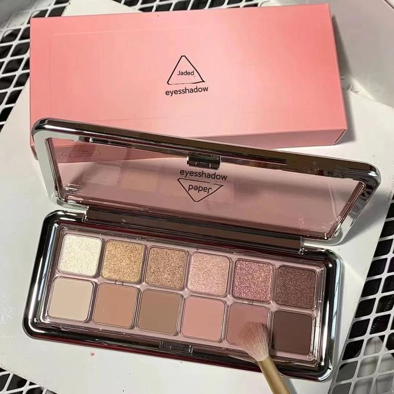 Cosmetic Women Bảng Phấn Mắt Mỹ Phẩm Phấn Mắt, 12 Màu, Lì Và Ánh Ngọc Trai, Nhỏ Gọn, Lấp Lánh, Không Thấm Nước, Lâu Trôi, Trang Điểm Cô Gái Làm Đẹp, Welove Beauty phan mat3 bảngmắt peripera