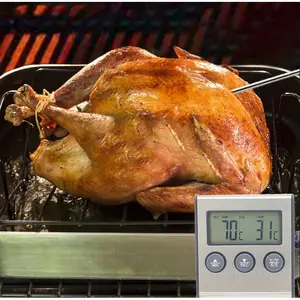 HomePuff Termometer Makanan Daging Grill Digital Timer Single Probe - TP-700