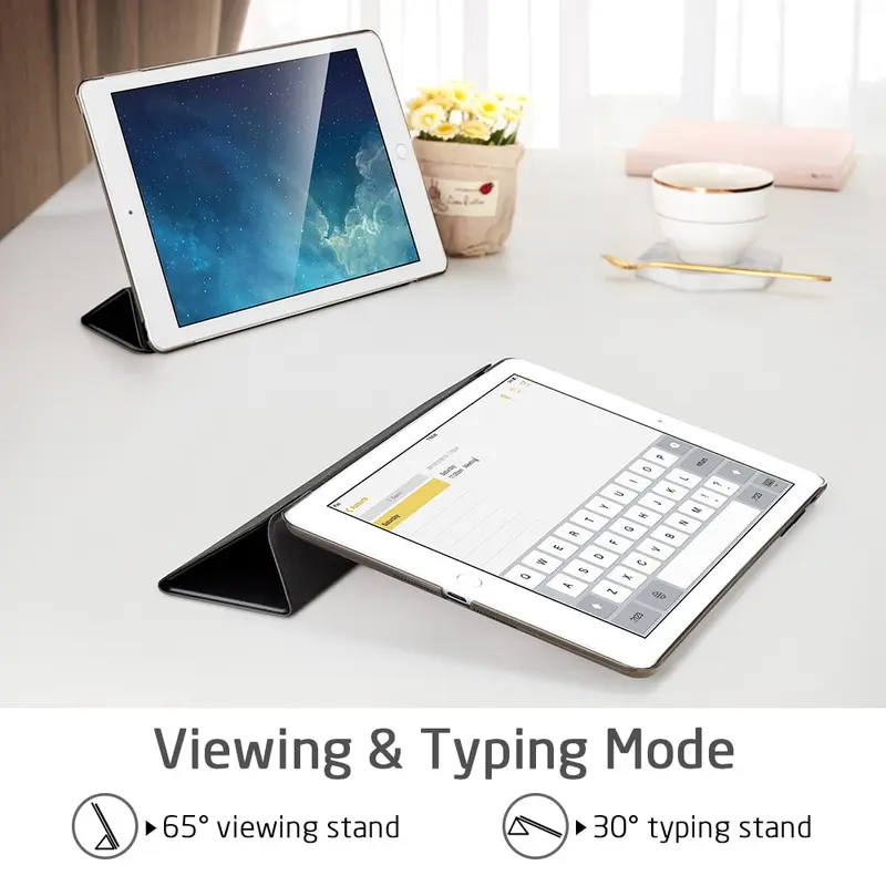 Case Compatible for Samsung for A9+ 11 Inch S9/S9fe 11 inch S6 Lite Samsung tab S6 Lite Trifold Full Colour Stand Smart Case 1