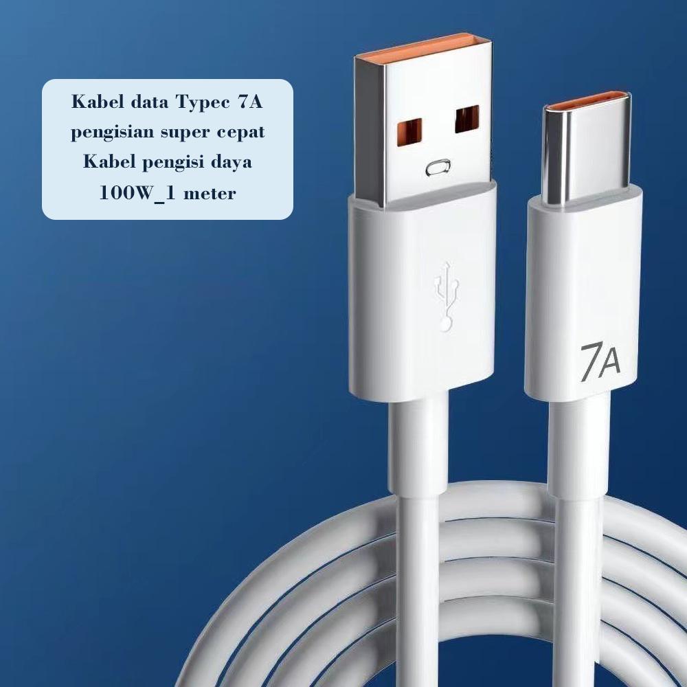 TYPE C 7A 100W Kabel Pengisian Cepat USB Data Litive Type C 25CM/ 1M / 1.5M / 2M Untuk Oppo Untuk Vivo Untuk Samsung Untuk Realme Untuk Redmi