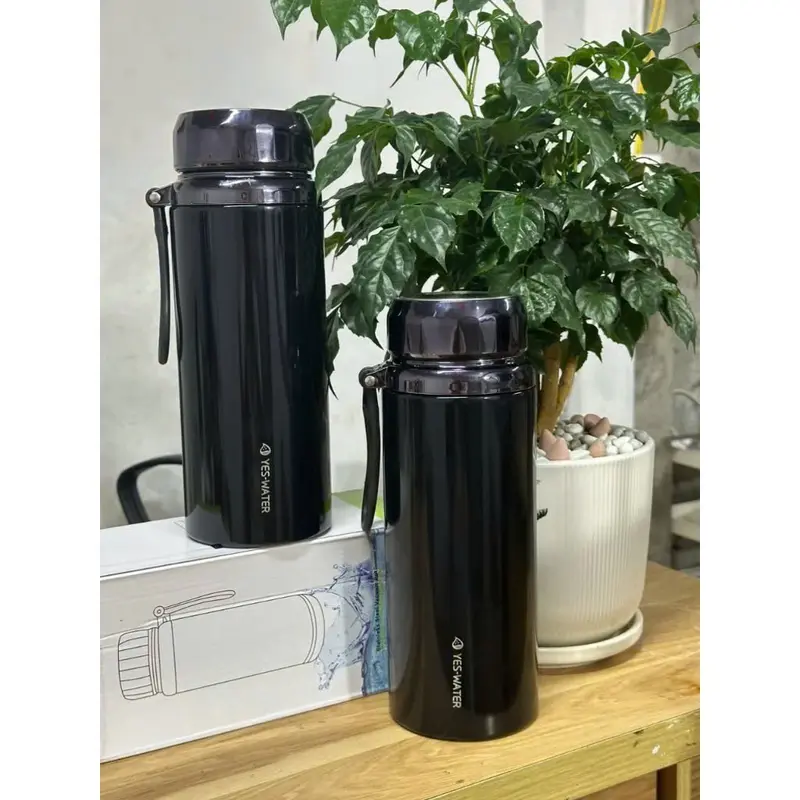 ( Xả kho ) Bình giữ nhiệt nóng lạnh 1200ml inox 304 cao cấp 5