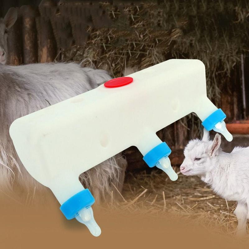 Product Introduction of Practical 3L Pet Puppy Feeder Soft Silicone Large Capacity Goat Milk Feeder with 3 Nipples Milk Bowl Pet Drinking Supplies 14
