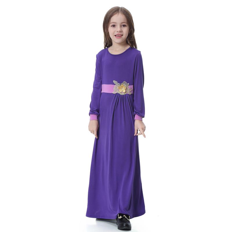 Product Introduction of 4-16 years old Muslim Girl Skirt Set Muslim Girl Long Dress Set Muslim Girl Clothing Girl Batman Skirt Set Children's Clothing South East Asia Girl Long Dress Dress 19
