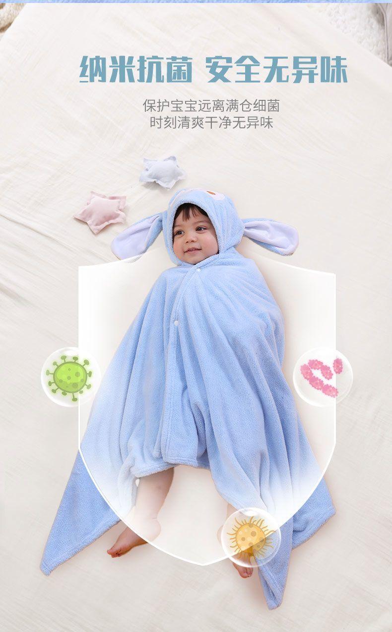 Product Introduction of Áo choàng lông cừu san hô có mũ trùm đầu cho Em Bé và thanh thiếu niên mềm mại, thấm hút, có thể đeo được, Thích hợp cho trẻ em và thanh thiếu niên, Áo choàng tắm có mũ trùm đầu, Khăn tắm cho trẻ em, Siêu 3.000 HTK, Hàng mới về cho năm 2025 6