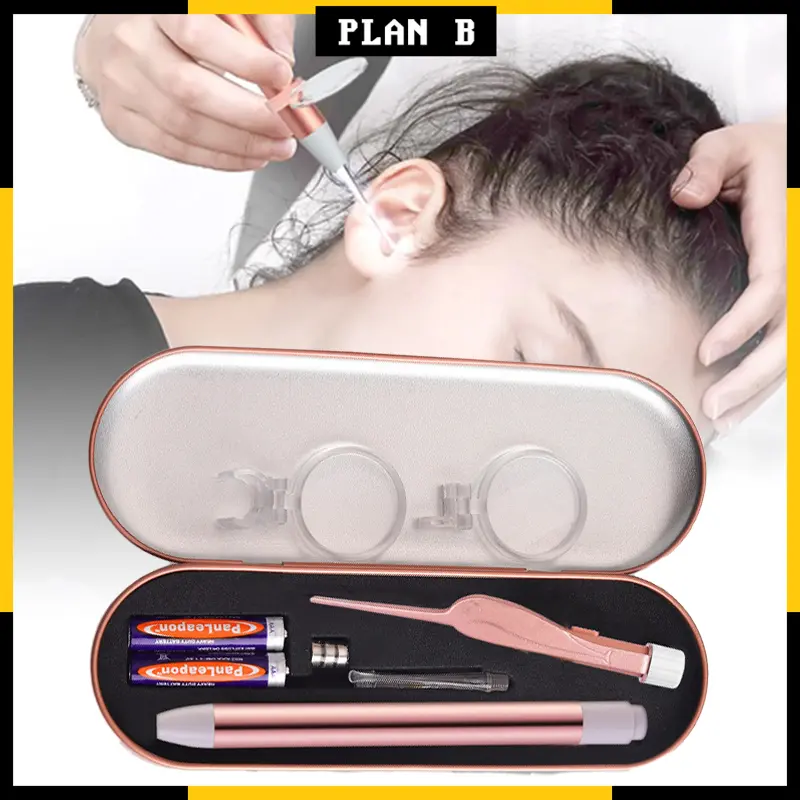 Ear Pick With Light Ear Wax Removal Tool Ear Earpick Nose Clip Children ...